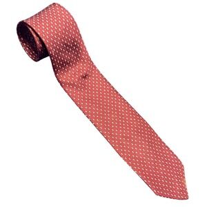 Daniel Cremieux Signature 7 Fold Handmade Silk Tie Red Luxury Necktie